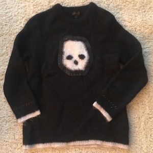 Coach Mohair Skull Sweater